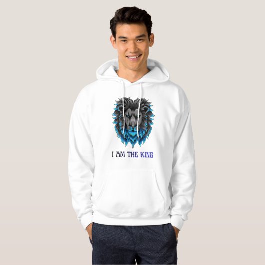 I am the king1 hoodie (Voorkant volledig)