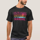 I Am The Luckiest Trouble Maker I Call Her Grandma T-shirt (Voorkant)