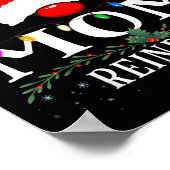 I Am The Mom Reindeer Christmas Family  Poster (Hoek)