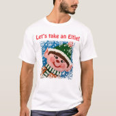I am the Naughty Elfie T Shirt (Voorkant)