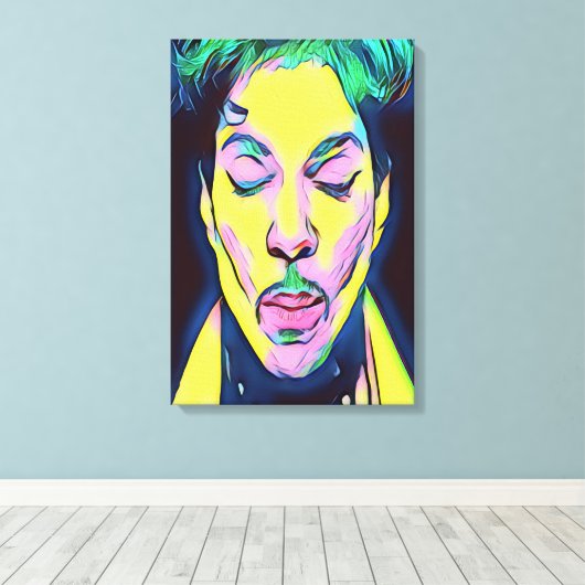 I am the Rain  Canvas Afdruk (Insitu (Houten vloer))