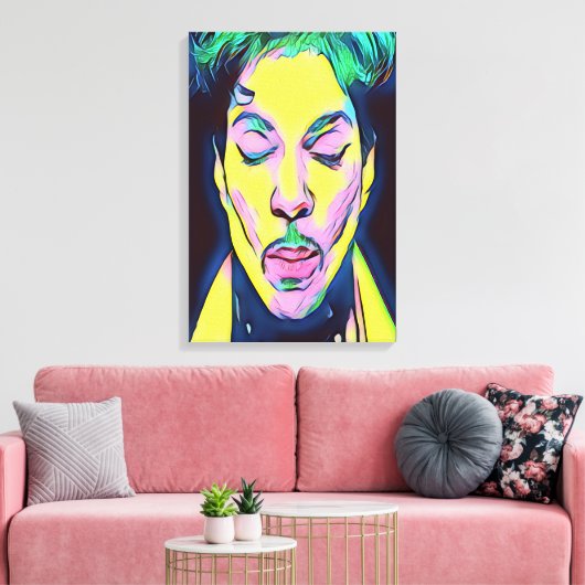 I am the Rain  Canvas Afdruk (Insitu (Woonkamer))