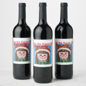 I am the Sassy Elf Wine Label Wijn Etiket (Flessen)