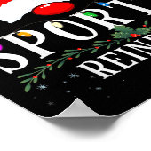 I Am The Srty Reindeer Christmas Family  Poster (Hoek)