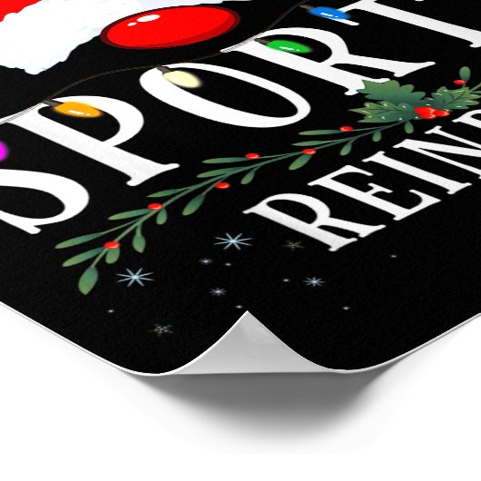 I Am The Srty Reindeer Christmas Family Poster (Hoek)