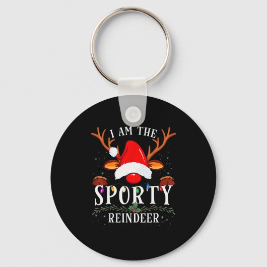 I Am The Srty Reindeer Christmas Family Sleutelhanger (Voorkant)