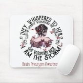 I Am The Storm Brain Aneurysm Awareness Muismat (Met muis)