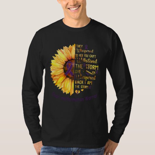 I am the Storm Chiari Malformation Warrior T-shirt (Voorkant)