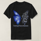 I am the storm Esophageal Cancer Awareness Butterf T-shirt (Design voorkant)