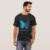 I Am The Storm Graves Disease Awareness Butterfly T-shirt (Voorkant volledig)