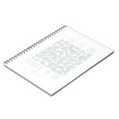 I Am the Vine Hand Geïllustreerd Bijbelvers Notitieboek (Linkerzijde)