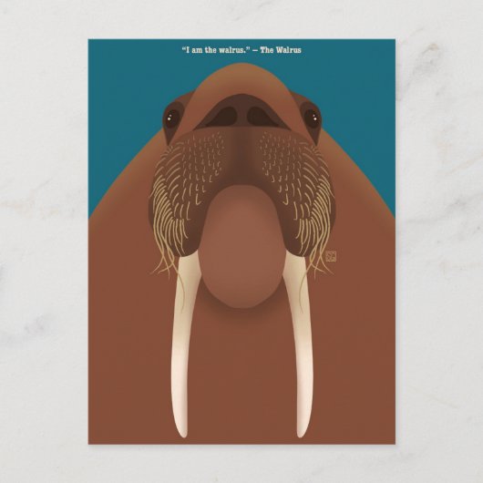 I am the Walrus Postcards Feestdagenkaart (Voorkant)