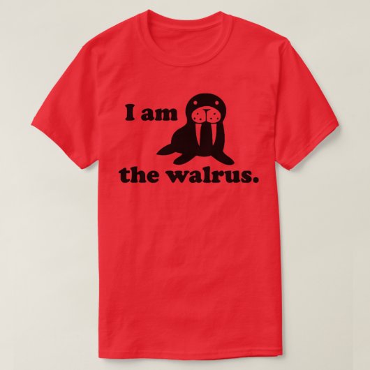 I Am The Walrus T-shirt (Design voorkant)