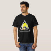 'I Am Unstoppable' Rider Triangle Motivatie T-shirt (Voorkant volledig)