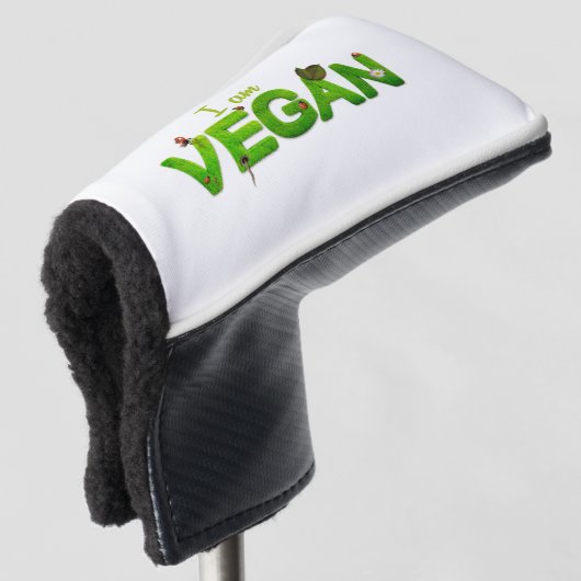 I am Vegan Golf Club Cover (3/4 voorkant)