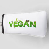 I am Vegan Golf Club Cover (Voorkant)