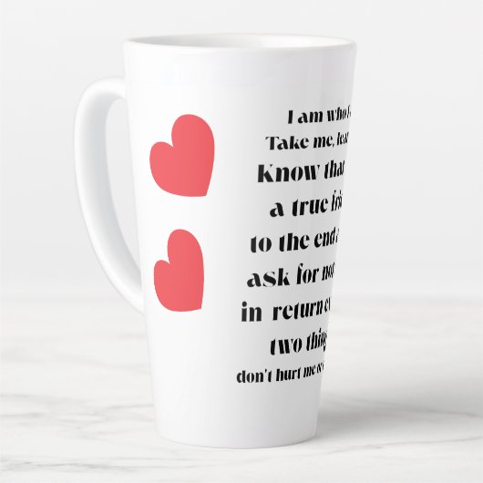 I Am Who I am collection. Latte Mok (Linkerhoek)