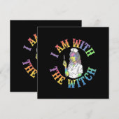 I Am With The Witch beroemd gemaakt door Spooky & Kaart (Voorkant / Achterkant)