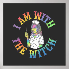 I Am With The Witch beroemd gemaakt door Spooky &  Poster