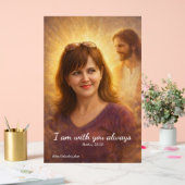I Am With You Always" Watercolor Wall Poster (Huwelijk)