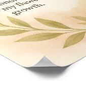 “I Am Worthy Just As I Am” – Sunflower Affirmation Poster (Hoek)