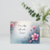 I Am Worthy of the Goals I Pursue Affirmation Briefkaart (Staand voorkant)