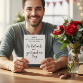 I Am Yours Funny Romantic Anniversary Love Birthda Kaart