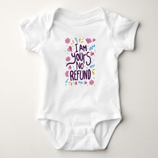 I am Yours No Refund Romper (Voorkant)