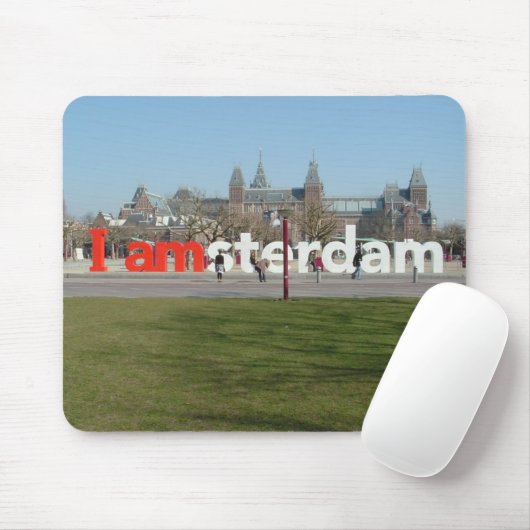 I Amsterdam Mousepad Muismat (Met muis)