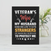 I An Veteran's vrouw Save The Date (Staand voorkant)