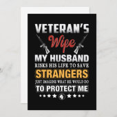 I An Veteran's vrouw Save The Date (Voorkant / Achterkant)