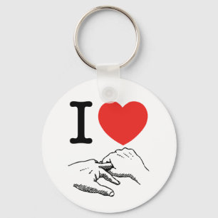 I Anaal Hart (Liefde) Sleutelhanger