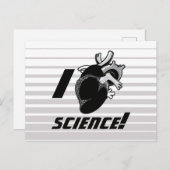 I (Anatomisch hart) Wetenschap Briefkaart (Voorkant / Achterkant)