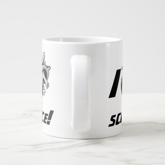 I (Anatomisch hart) Wetenschap Grote Koffiekop (Achterkant)