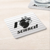 I (Anatomisch hart) Wetenschap Kartonnen Onderzetters (Schuin)