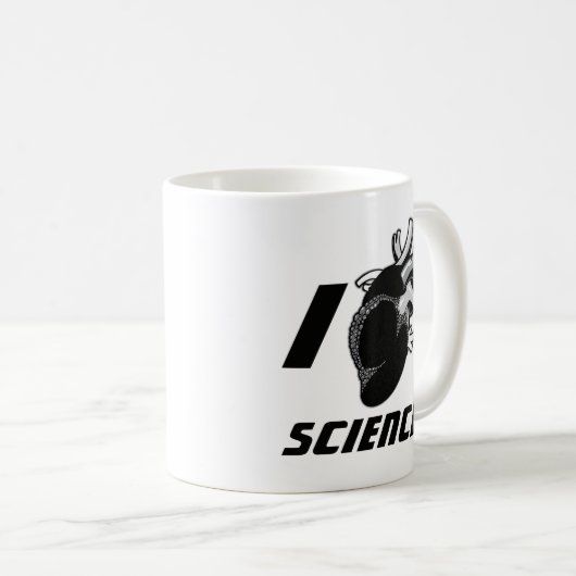 I (Anatomisch hart) Wetenschap Koffiemok (Voorkant rechts)