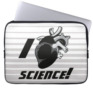 I (Anatomisch hart) Wetenschap Laptop Sleeve