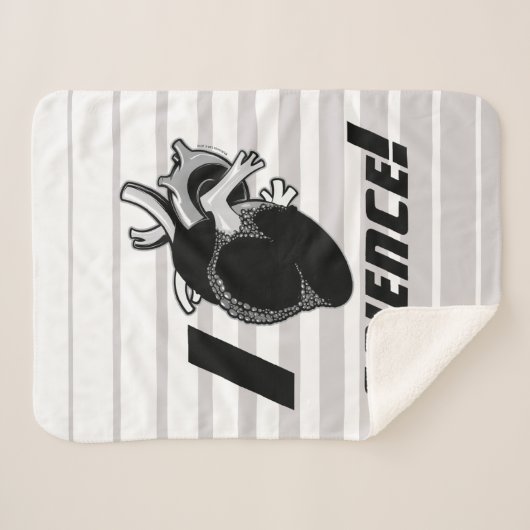 I (Anatomisch hart) Wetenschap Sherpa Deken (Voorkant (horizontaal))