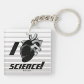I (Anatomisch hart) Wetenschap Sleutelhanger (Achterkant)