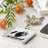 I (Anatomisch hart) Wetenschap Sleutelhanger (Zijkant)