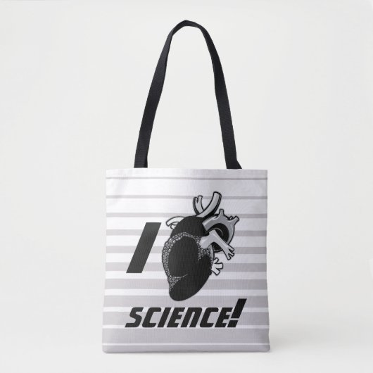 I (Anatomisch hart) Wetenschap Tote Bag (Voorkant)