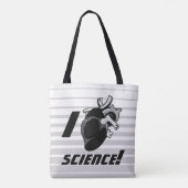 I (Anatomisch hart) Wetenschap Tote Bag (Achterkant)