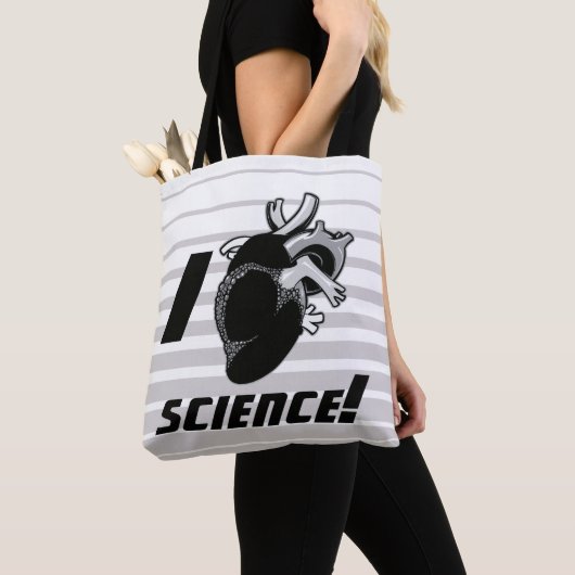 I (Anatomisch hart) Wetenschap Tote Bag (Dichtbij)
