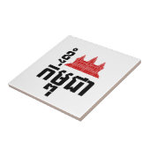 I Angkor (Heart) Cambodia (Kampuchea) Khmer Script Tegeltje (Zijkant)