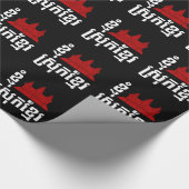 I Angkor (Heart) Cambodia (Srok Khmer) Language Cadeaupapier (Hoek)