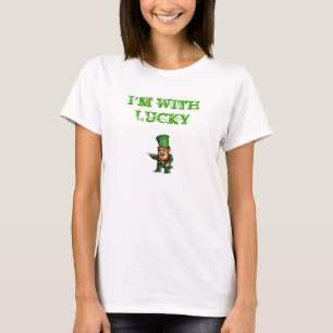 i'm met geluk, IK BEN MET LUCKY T-shirt