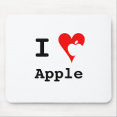 "I & Apple" Mousepad Muismat (Voorkant)