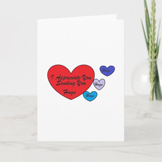 I Appreciate You Feestdagen Kaart (Voorkant)