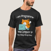 I are Programmer  Cat Gamer PC Video Games T-shirt (Voorkant)