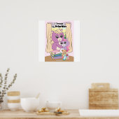 I arrange my priorities Wall art Poster (Keuken)